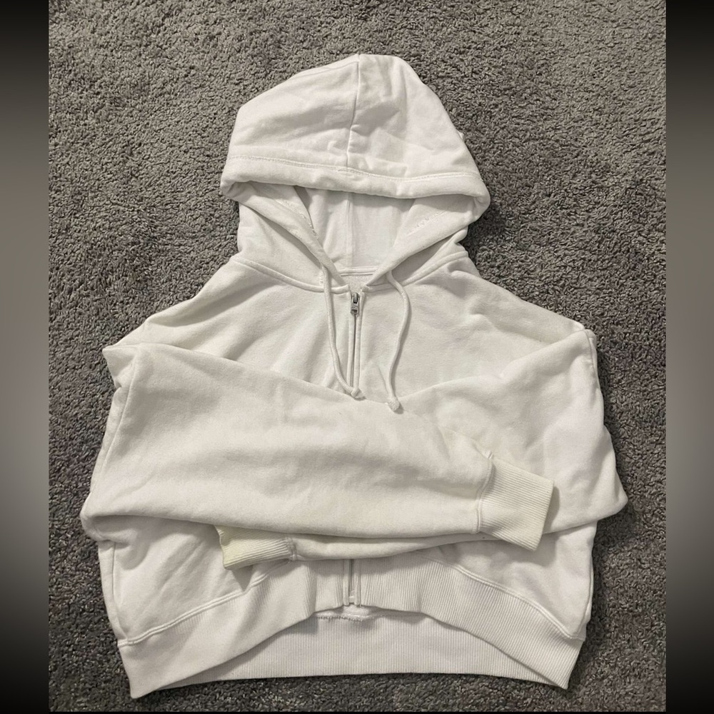 Holister zip-up hoodie.